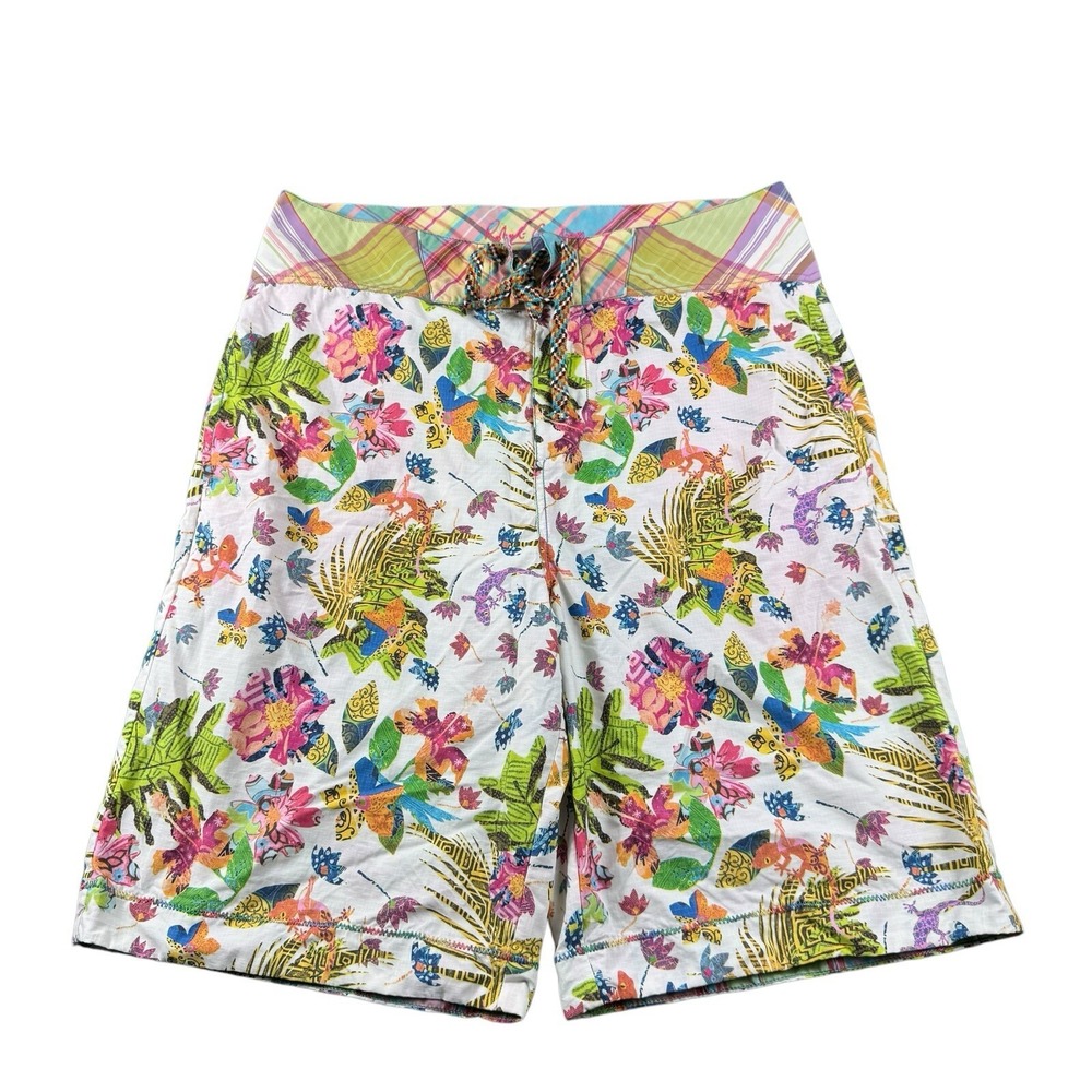 Robert Graham Pastel Polyester Mens Boardshort‎ Size 34 Excellent